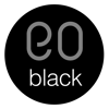 EO Black logo roundel Black